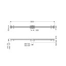 KESSEL 6102300 Caniveau fendu Ferrofix