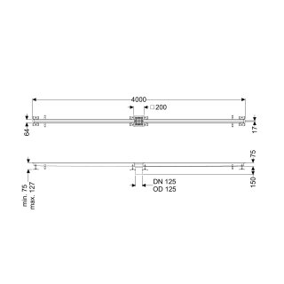 KESSEL 6102400 Gouttière fendue Ferrofix