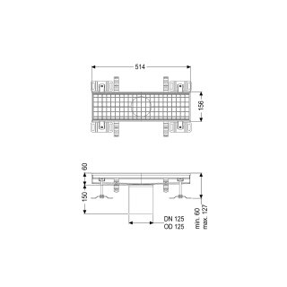 KESSEL 6115050 Kastenrinne Ferrofix