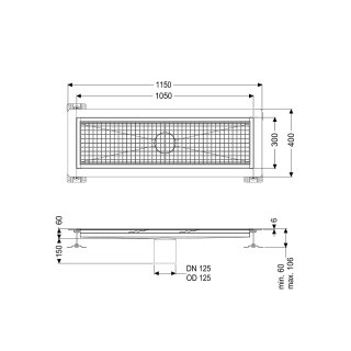KESSEL 6230100 Kastenrinne Ferrofix