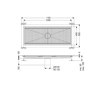 KESSEL 6240100 Kastenrinne Ferrofix