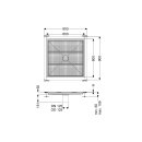 KESSEL 6280800 Bodenwanne Ferrofix