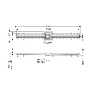 KESSEL 6302200 Schlitzrinne Ferrofix