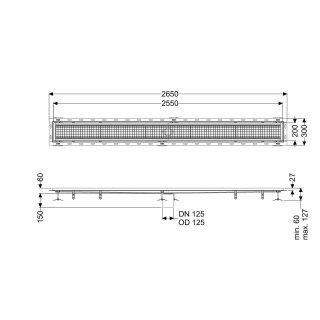 KESSEL 6320250 Kastenrinne Ferrofix