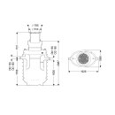 KESSEL 95070-170D Fettabscheider EasyClean ground