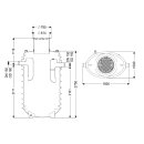 KESSEL 95100-120B-DL Fettabscheider EasyClean ground