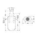 KESSEL 95100-170B-DR Fettabscheider EasyClean ground