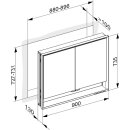 KEUCO 14333171301 SPS R. Lumos 14333, m. Ablagef.