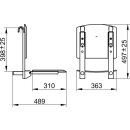 KEUCO 35181170051 Klappsitz zum Einh&auml;ngen Care 35181