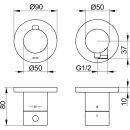 KEUCO 51553131121 THM Set UP Edition 400 51553,