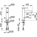 KEUCO 59501011101 EHM-WT-Mischer 130 IXMO 59501,