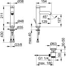 KEUCO 59501012001 EHM-WT-Mischer 130 IXMO 59501,