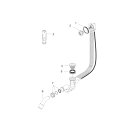 Hansgrohe 58140180 Kit de trop-plein et de trop-plein de bain Flexaplus