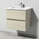 SANIPA PS02069 Waschtischunterbau mit Ausz&uuml;gen Solo