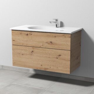 SANIPA SM66685 Waschtischunterbau mit Auszügen 3way