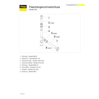 VIEGA 100674 Flaschengeruchverschluss 5753