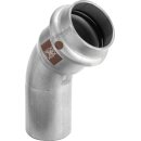 VIEGA 809973 Bogen 45 Grad mit SC Temponox
