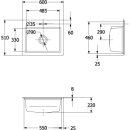 Villeroy &amp; Boch 336A01R7 EB-SP Subway Style 60 S 500x510mm