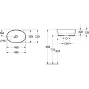 Villeroy &amp; Boch 438848BCT8 Aufsatzwaschbecken Artis 480x325mm