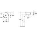 Villeroy &amp; Boch 438932BCT0 Aufsatzwaschbecken Artis...