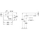 Villeroy &amp; Boch 4A0753R1 Aufsatzwaschbecken Memento 2.0 498x