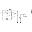 Villeroy &amp; Boch 4A0763i4 Aufsatzwaschbecken Memento 2.0