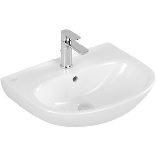 Villeroy & Boch 4A405701 Waschbecken O.novo 550x440mm Oval mit