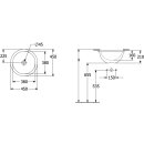 Villeroy &amp; Boch 4A5200R7 Unterbauwaschbecken Loop&amp;Friends