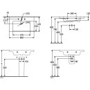 Villeroy &amp; Boch 4A7082R1 Schrankwaschtisch Subway 3.0 800x470