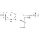 Villeroy &amp; Boch 4A7465AM Aufsatzwaschbecken Antao 650x400mm