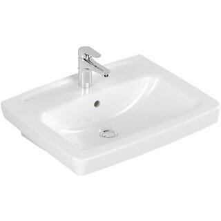 Villeroy & Boch 4A926001 Waschbecken Newo 600x470mm Eckig 1HL.