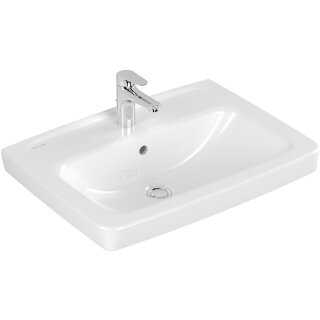 Villeroy & Boch 4A926501 Waschbecken Newo 650x470mm Eckig 1HL.