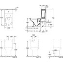 Villeroy &amp; Boch 666210R7 T-WCKombi Hommage 370x725x390mm ov