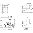 Villeroy &amp; Boch 666210R7 T-WCKombi Hommage 370x725x390mm ov