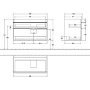 Villeroy &amp; Boch A92801VL WTUS Venticello A92801 953x590x502mm