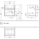 Villeroy &amp; Boch C00700AF WaschbeckenUS Collaro...