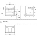 Villeroy &amp; Boch C008B0AA WTUS Collaro 554x546x444mm...