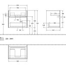 Villeroy &amp; Boch C009B0AA WTUS Collaro 604x546x444mm...