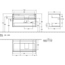 Villeroy &amp; Boch C01800VM WaschbeckenUS Collaro C01800 1000x