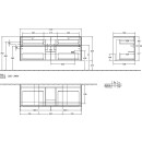 Villeroy &amp; Boch C08400AF WTUS Collaro C08400 1400x548x500mm 4