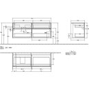 Villeroy &amp; Boch C08500VM WaschbeckenUS Collaro C08500 1400x