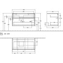 Villeroy &amp; Boch C09500FP WTUS Collaro C09500 1000x548x500mm