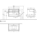 Villeroy &amp; Boch C10800AA WTUS Collaro C10800 800x548x500mm 2