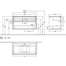 Villeroy &amp; Boch C109B0AB WTUS Collaro C109B0 1000x548x500mm m.