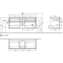 Villeroy &amp; Boch C11600MS WTUS Collaro C11600 1400x548x500mm