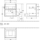 Villeroy &amp; Boch C14200AA WaschbeckenUS Collaro...