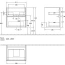 Villeroy &amp; Boch C14300VQ WaschbeckenUS Collaro...