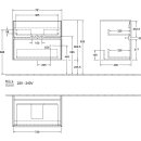 Villeroy &amp; Boch C14400AA WaschbeckenUS Collaro...