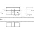 Villeroy &amp; Boch C14600AB WaschbeckenUS Collaro 1161x610x480mm