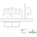 Villeroy &amp; Boch C56700AA WTUS Subway 3.0 C56700 1272x429x478mm